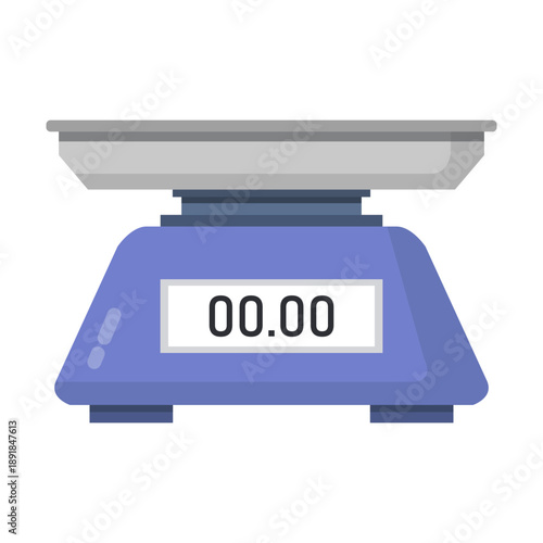 Modern electric kitchen scale