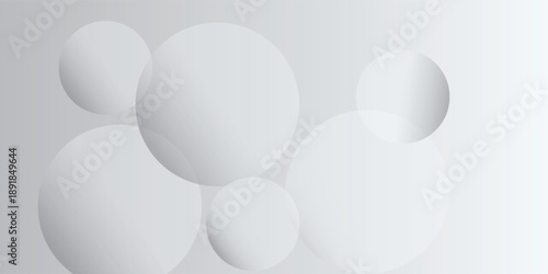 White abstract background with shapes