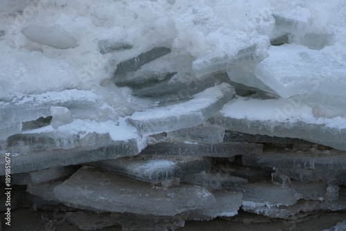 Wallpaper Mural Ice toros (mountains of piled-up ice) on the beach in Mikoszewo, Baltic Sea, Pomerania, Poland. This is a very interesting and rare phenomenon. Torontodigital.ca