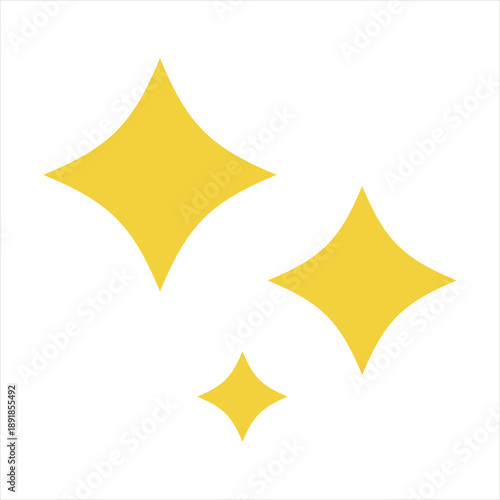 光のキラキラアイコンセット