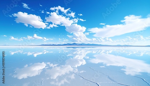 Breathtaking Salar de Uyuni Reflection - Sky Meets Earth in Bolivia.