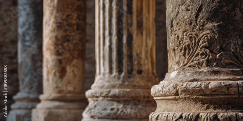 The captivating historical ruins of an ancient city that was once the capital of a prominent empire