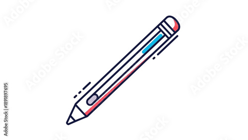Pencil Icon Drawing Tool for Creative Design and Education