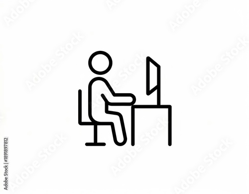 silhouette of a man sitting on chair