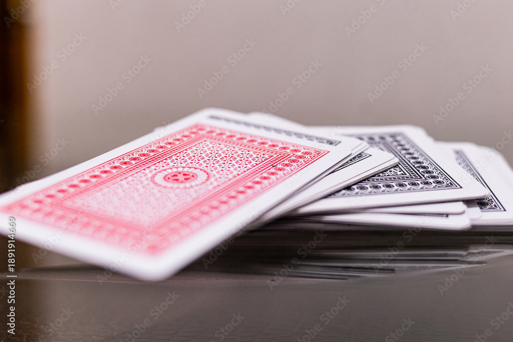 Fototapeta premium Imagens de carta de baralho, jogo