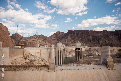 Hoover dam nevada, arizona usa