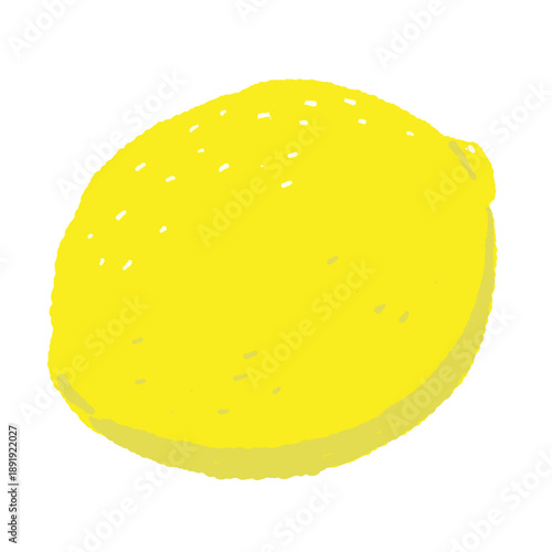 Whole Yellow Lemon Fruit Vector