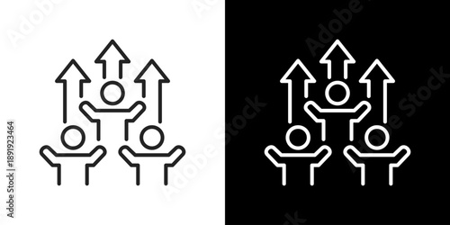 Empowerment  Icon Set Different Style Collection. 