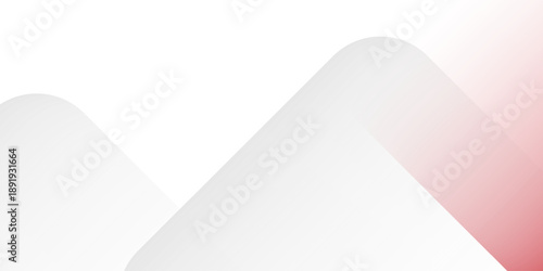 White background with abstract red grey square decoration. Vector illustration for modern presentation background, brochure design, business card background, website slider, landing page