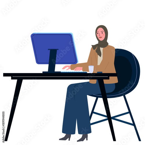 man working on laptop