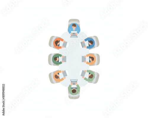 Team Meeting People Working Together