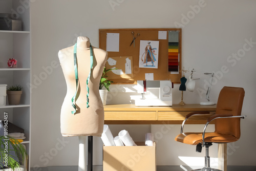 Mannequin with tape measure...