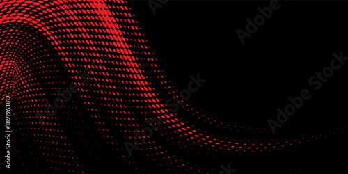 red black brush wrap car sticker pattern abstract banner sporty lines red black color combination grunge brush pattern racing motorcycle design, Vector Illustration.