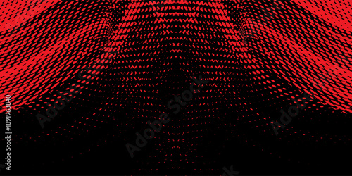red black brush wrap car sticker pattern abstract banner sporty lines red black color combination grunge brush pattern racing motorcycle design, Vector Illustration.