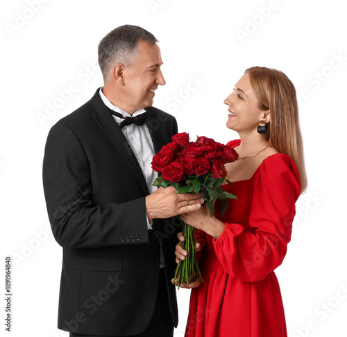 Happy mature couple with bo...