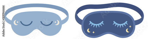 Close-up of Sleep Masks for Rest and Relaxation