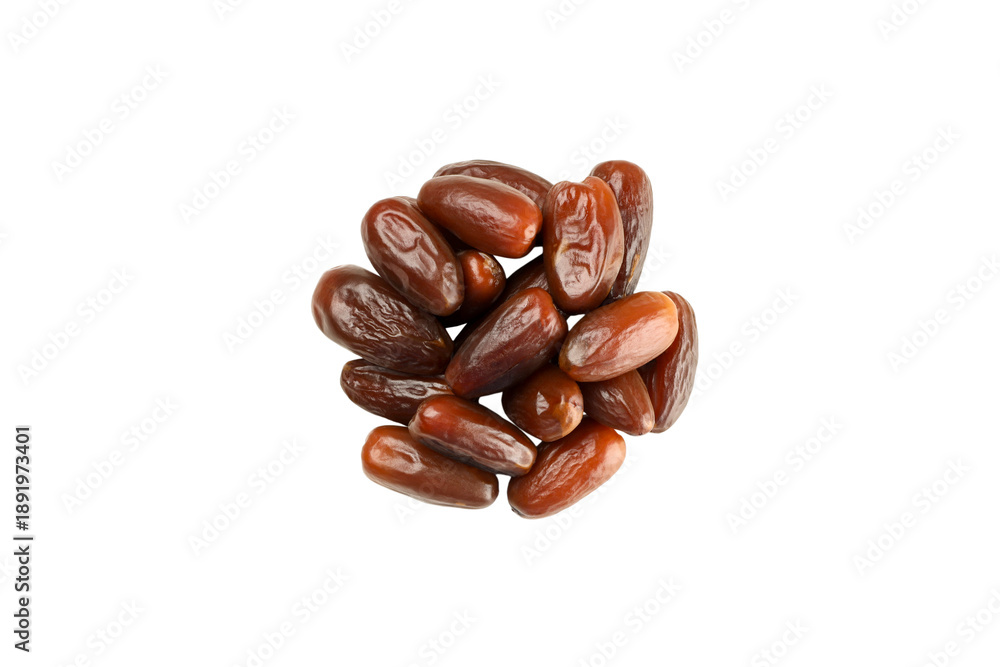 Obraz premium Fresh dates are a tasty Ramadan snack, isolated, PNG