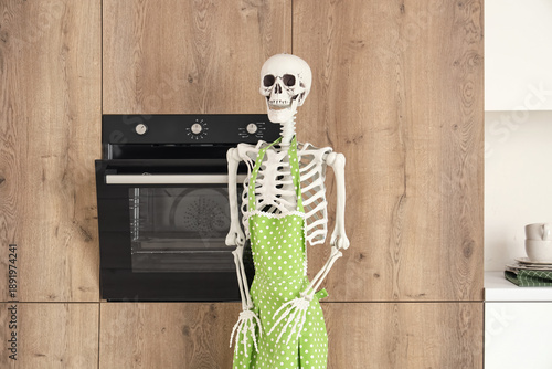 Human skeleton model with a...