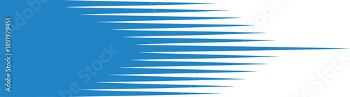Abstract Blue and White Streaks Representing Speed and Motion