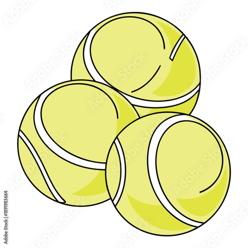 Bright overlapping 3D neon yellow spheres with a glossy tactile finish and high energy