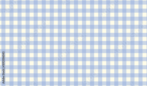 Seamless blue gingham checkered pattern