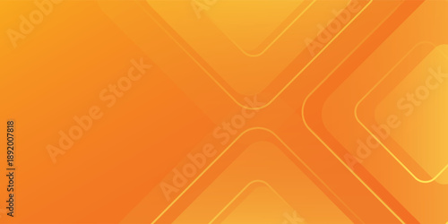 Modern Abstract orange and yellow geometric background. Dynamic shapes composition color simple art