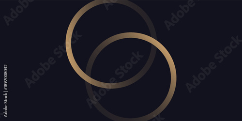 Black premium background with luxury dark golden geometric elements.vector eps10