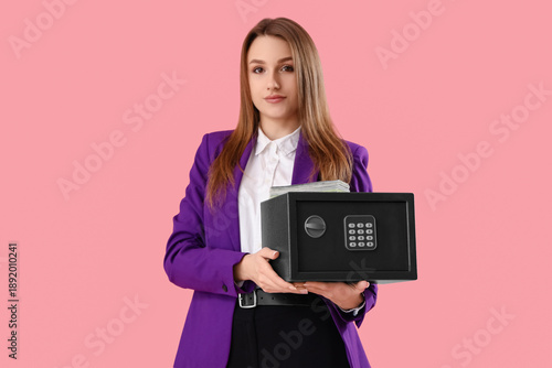 Beautiful young woman with ...