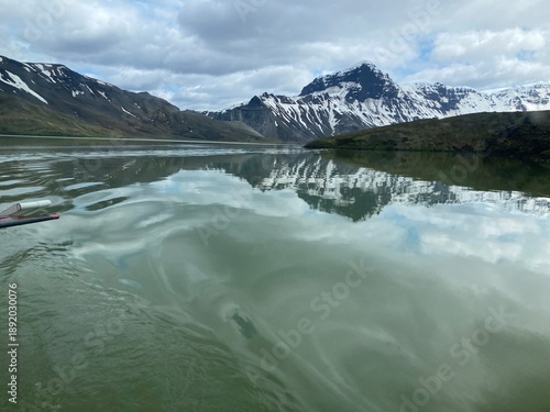 Rippling Water on Aniakchak Lake in Alaska
