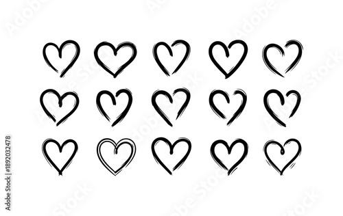 Collection of Heart Silhouettes