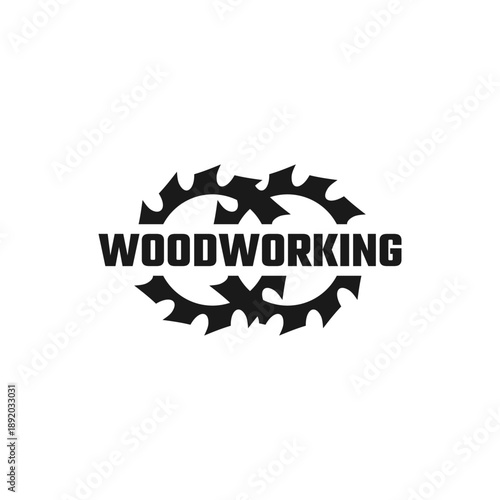saw blade logo design, symbol, icon, vector, industry, vintage, wood sawing logo, carpentry	