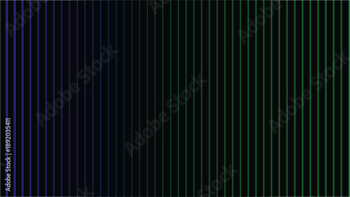 Abstract blue and black metallic wallpaper featuring a dark textured pattern of vertical striped lines and a light vector design on a steel backdrop