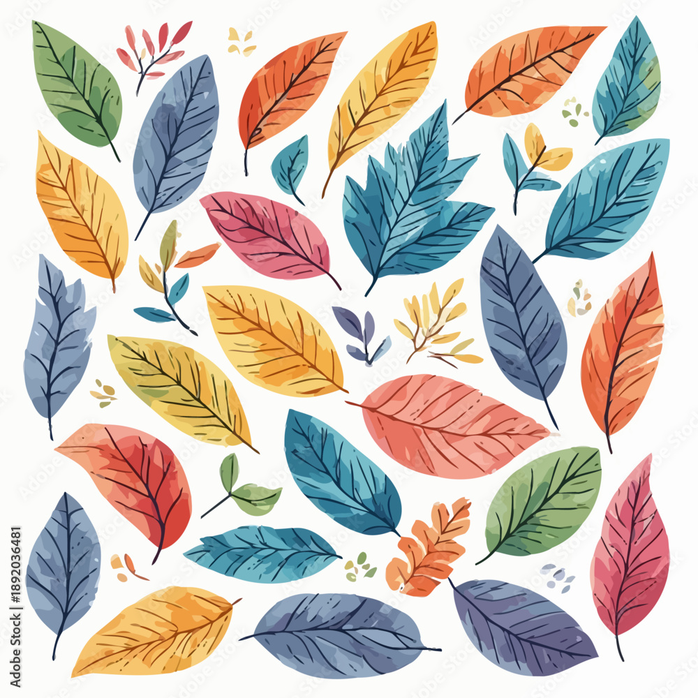 Fototapeta premium Leaf Pattern Very Cool Design 