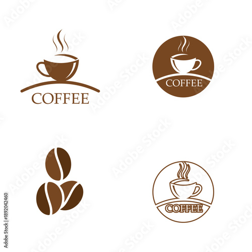 Coffee shop Logo Template vector