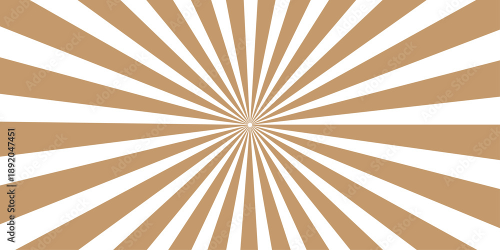 Fototapeta premium Vintage grunge sunburst background with retro rays texture on old brown paper pattern featuring a dirty starburst design and vector light beams for an artistic backdrop
