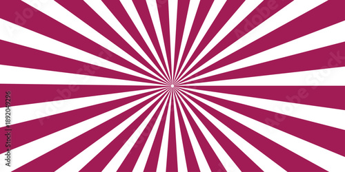 Pink sunburst background featuring an abstract vector pattern with retro rays and vintage grunge texture for a stylish art wallpaper illustration