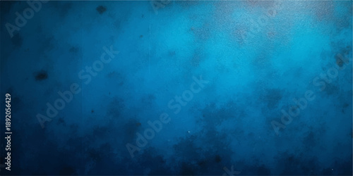 Aged vintage wallpaper featuring a dark blue grunge texture with a dirty paint effect on an old wall backdrop for retro art design