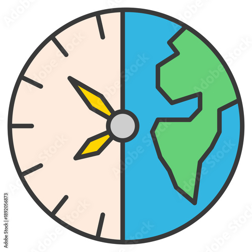 Earth Time Clock