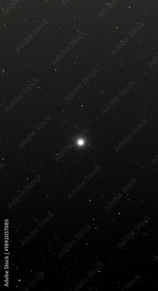 Fototapeta premium Astronomical photography, Sirius