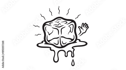 A steaming cup of black hot ice on a textured background, representing focus and a productive morning.