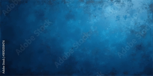 A dark blue grunge wall background features a textured storm of smoke and mist, blending deep night sky colors with a faded paper pattern design for a moody atmospheric backdrop