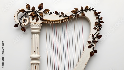 Wallpaper Mural A harpsichord, which is a stringed musical instrument that has a keyboard for playing notes with both hands, typically using a combination of plucking, striking, and strumming Torontodigital.ca