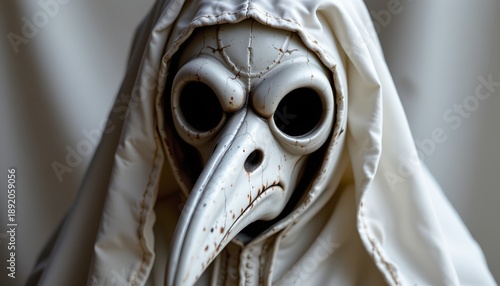 Wallpaper Mural A macabre scene featuring an elaborate costume of the plague doctor Torontodigital.ca