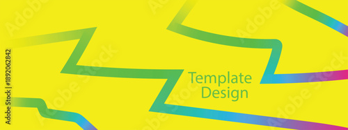 colour wave line. Wavy rainbow line with loops. 