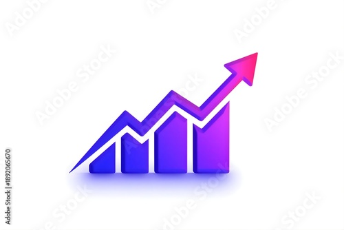 Free Download Graph showing positive growth trend - GFXLoad