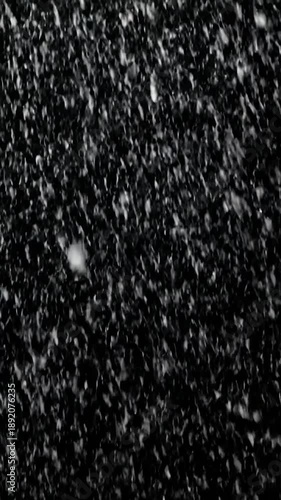 Wallpaper Mural Abstract pattern of falling snow against a dark background Torontodigital.ca