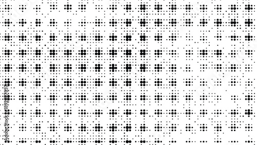 Halftone pattern with varying dot density