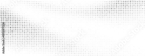 Halftone dot pattern with gradient effect