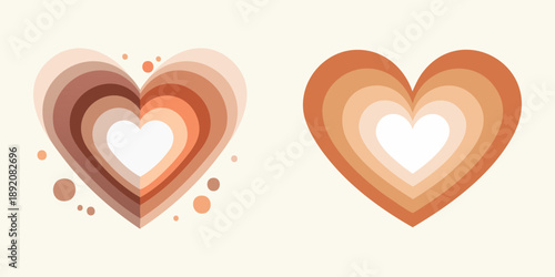 heart shaped overlap