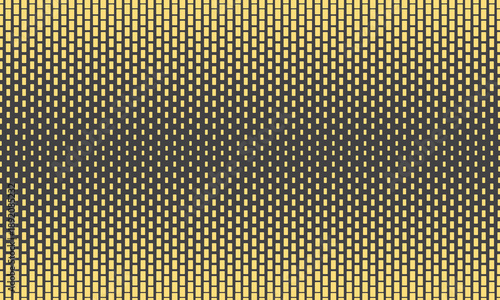  Abstract yellow and greay colour geomatry halftone pattern used for as background. Vector illustration.